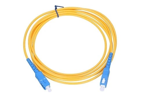 Extralink SC/UPC-SC/UPC | Patchcord | Jednomodowy, Simplex, G652D, 3mm, 1m