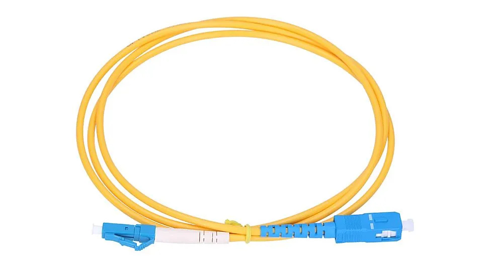 Extralink LC/UPC-SC/UPC | Patchcord | Jednomodowy, Simplex, G652D, 3mm, 5m