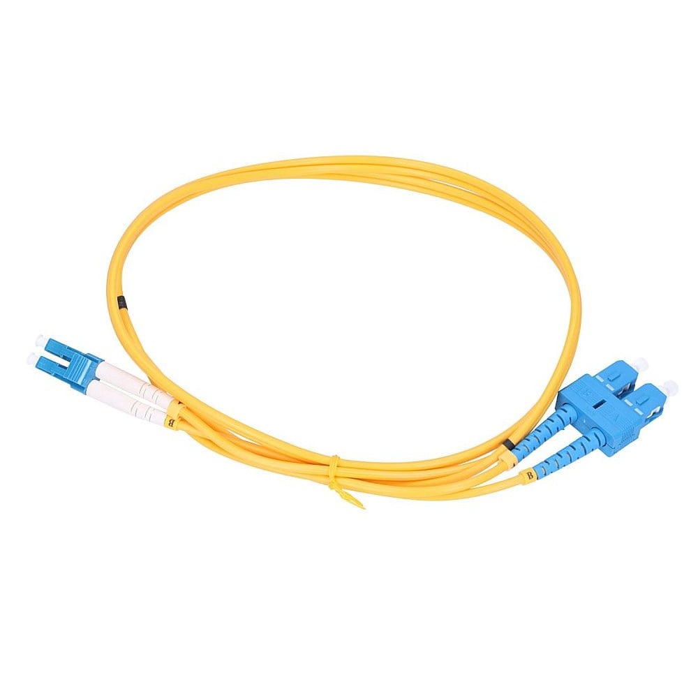 Extralink LC/UPC-SC/UPC | Patchcord | Jednomodowy, Duplex, G652D, 3mm, 10m