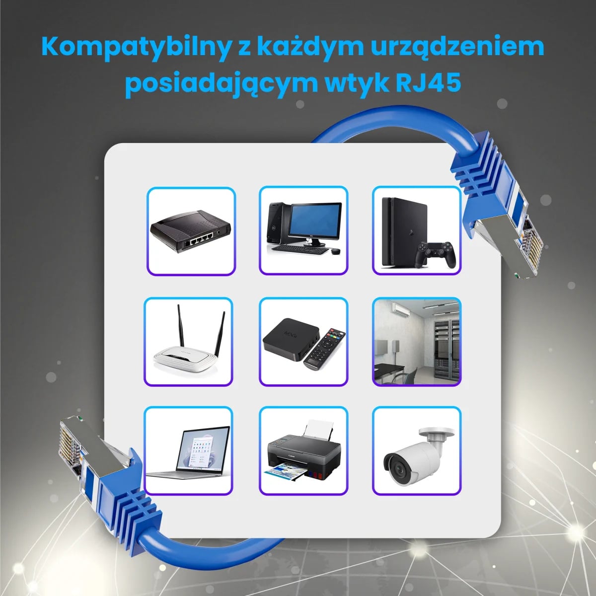 Extralink Kat.6A S/FTP 1m | Patchcord LAN | Miedź Kabel sieciowy skrętka 10Gbit/s