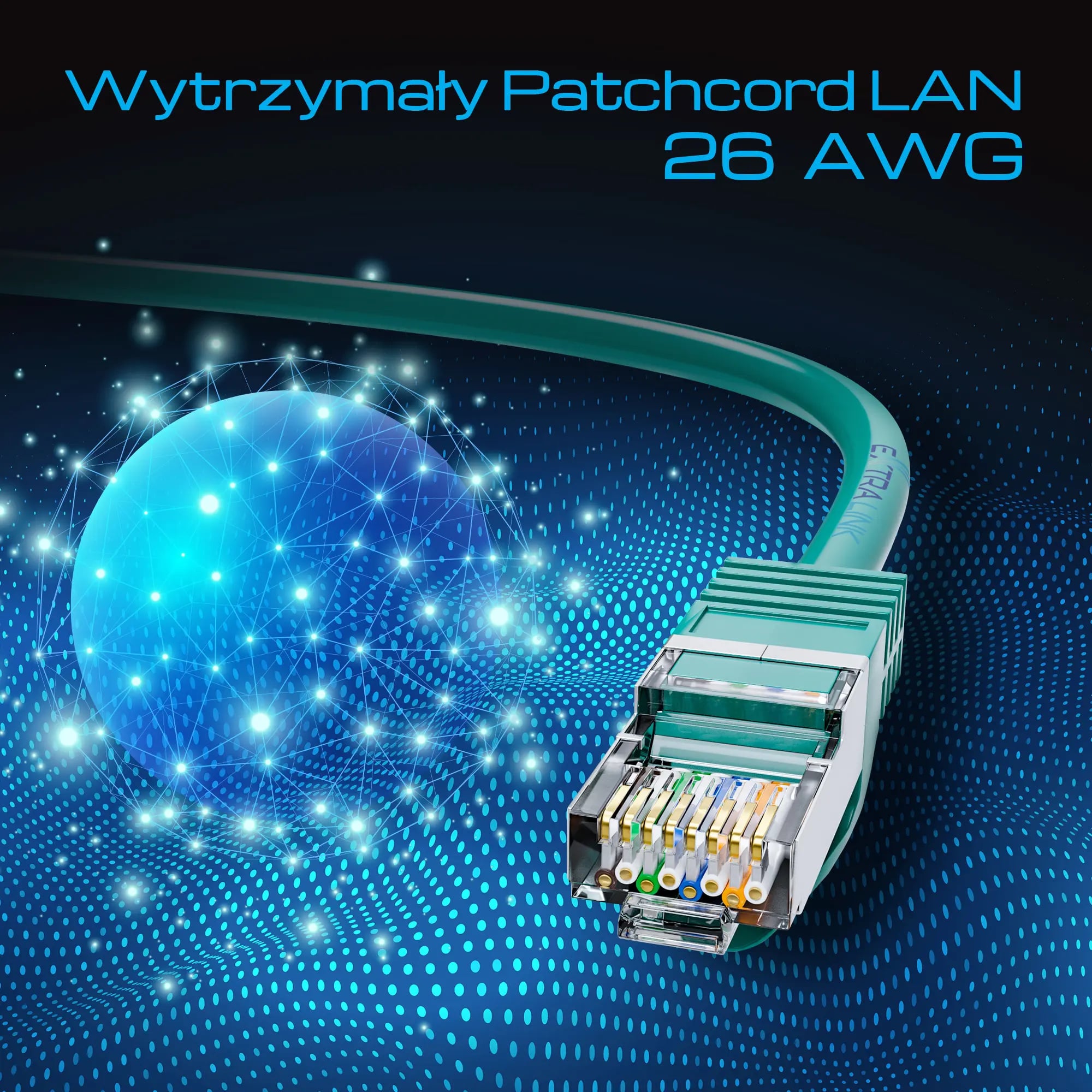 Extralink Kat.6 FTP 5m | Patchcord LAN | Miedź Kabel sieciowy skrętka 1Gbit/s