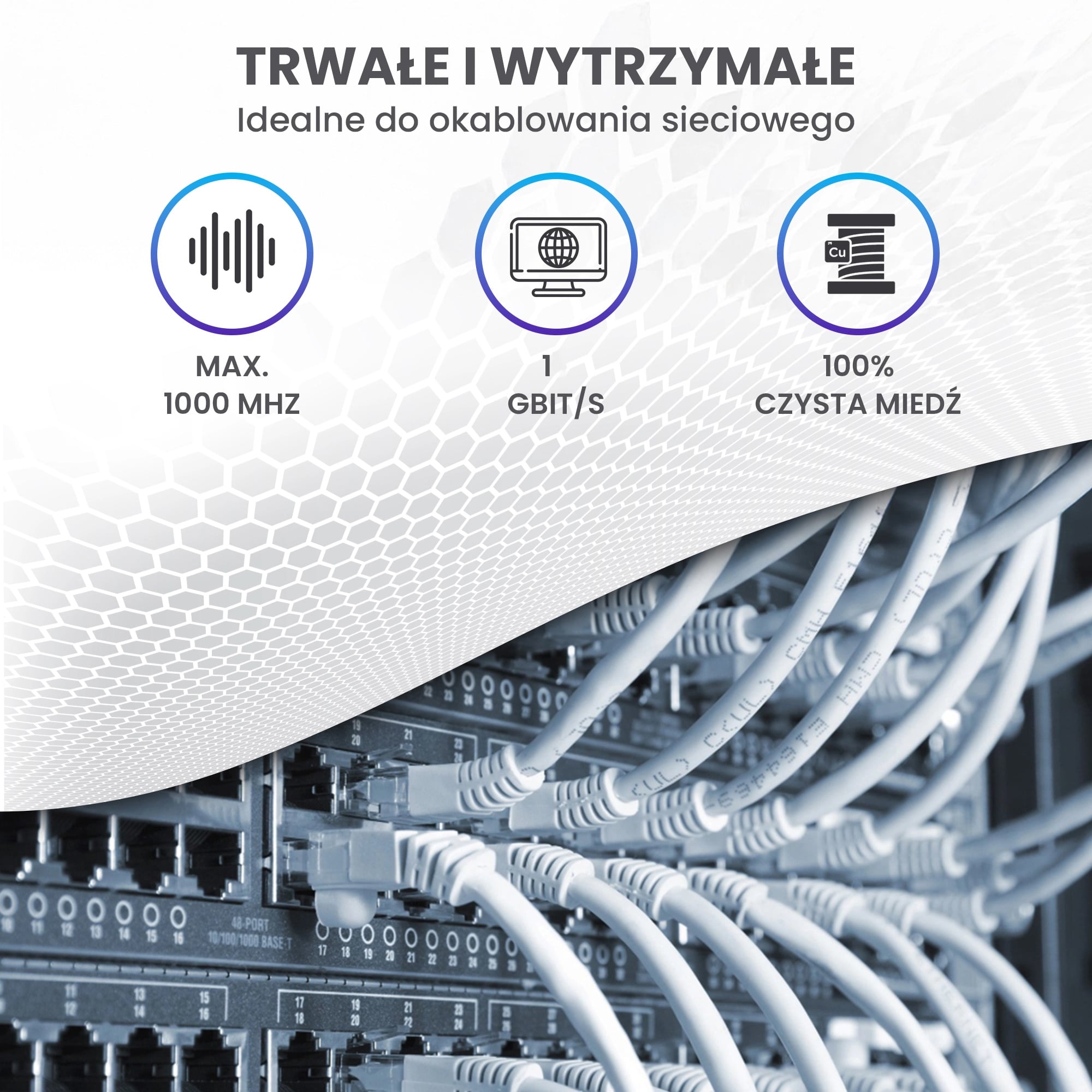 Extralink CAT5E FTP (F/UTP) V2 Zewnętrzny | Kabel sieciowy skrętka | 305M