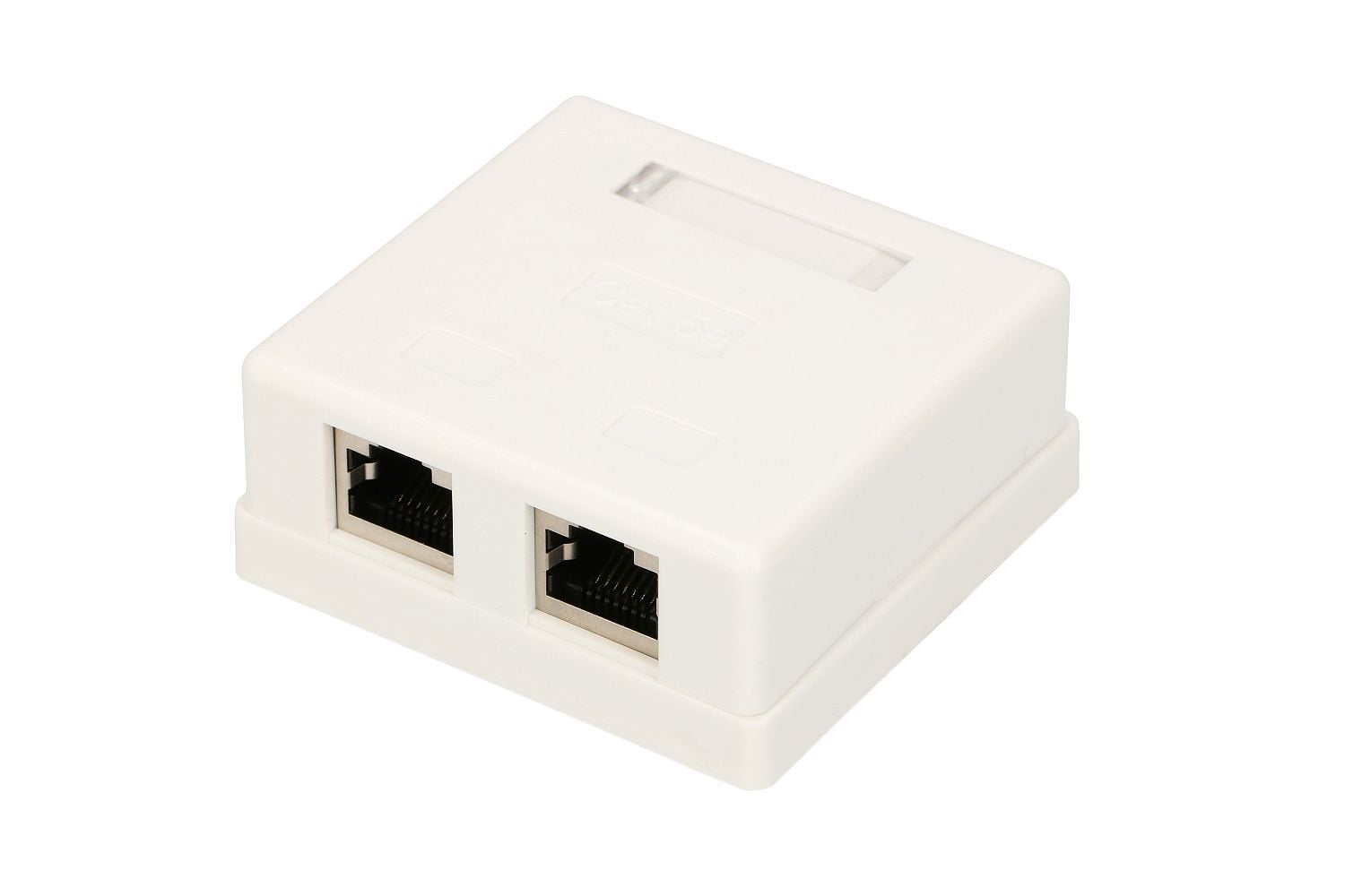 Extralink | Gniazdo natynkowe | 2x RJ45 KAT5E STP