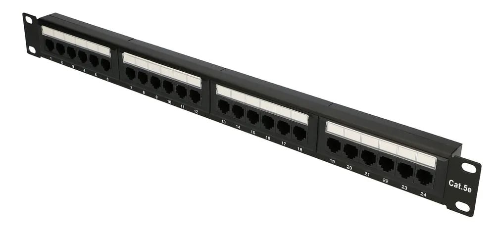 Extralink CAT5E UTP V2 | Patchpanel | 24 porty