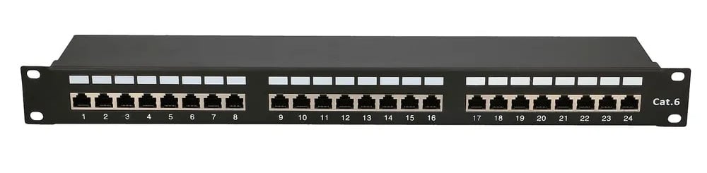 Extralink CAT6 STP V2 | Patchpanel | 24 porty