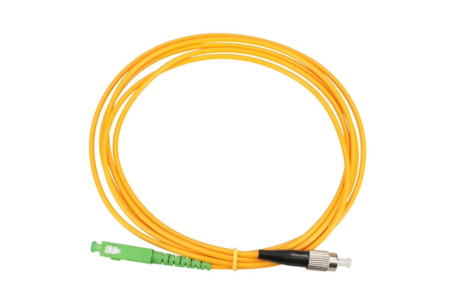 Extralink SC/APC-FC/UPC | Patchcord | Jednomodowy, Simplex, G657A1, 3mm, 2m