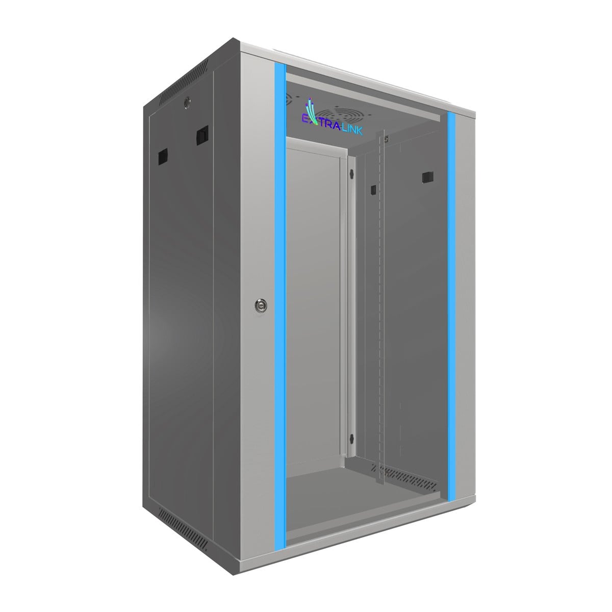 Extralink 18U 600x450 Szara | Szafa rack | montowana na ścianie