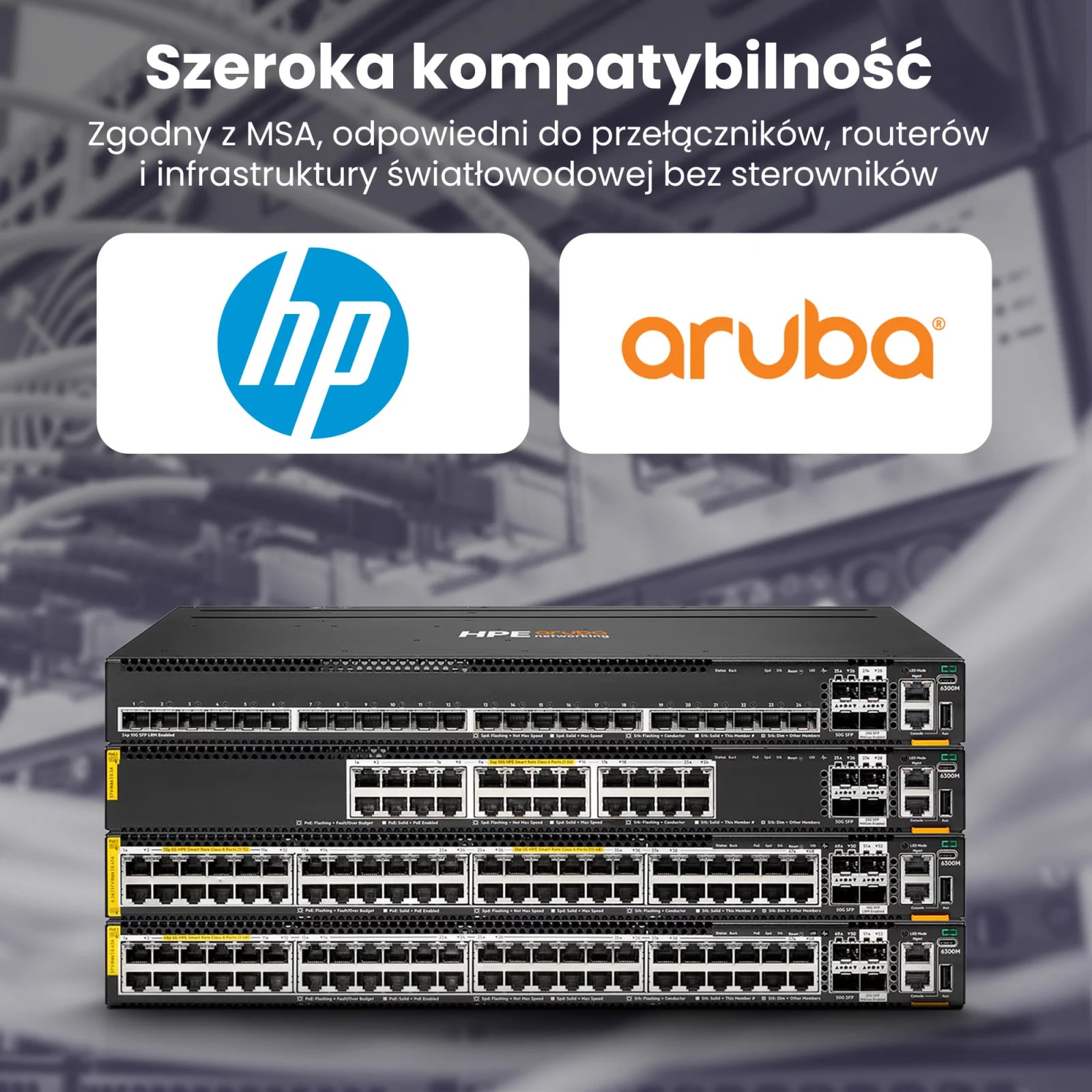 Extralink SFP 1.25G | Moduł SFP WDM | 1,25Gbps, 1310/1550nm, single mode, 3km, SC, DOM, para, dedykowany dla HP/Aruba