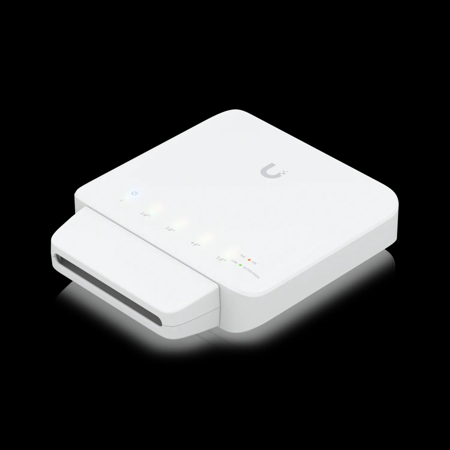 Ubiquiti USW-FLEX | Switch | UniFi, 5x RJ45 1000Mb/s, 1x PoE In, 4x PoE Out, 46W