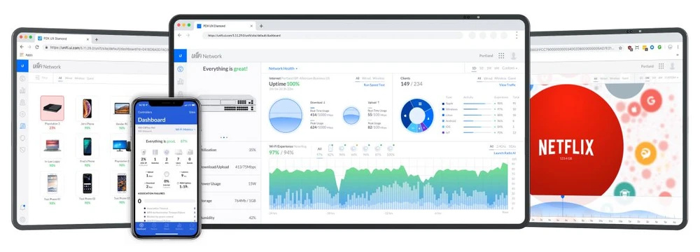 Ubiquiti UAP-FLEXHD | Punkt dostępowy | UniFi, MU-MIMO, AC1700 WAVE 2, Dual Band, 1x RJ45 1000Mb/s, PoE