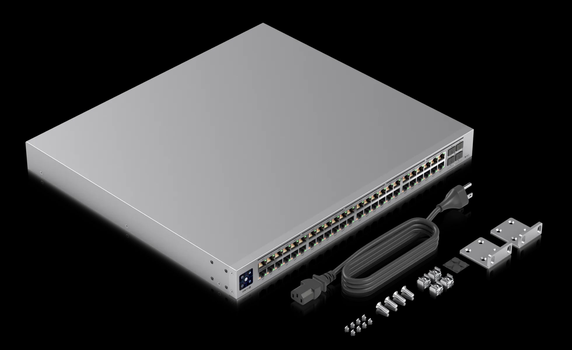 Ubiquiti USW-PRO-48-POE | Switch | UniFi, 40x RJ45 1000Mb/s PoE+, 8x RJ45 1000Mb/s PoE++, 4x SFP+, 600W