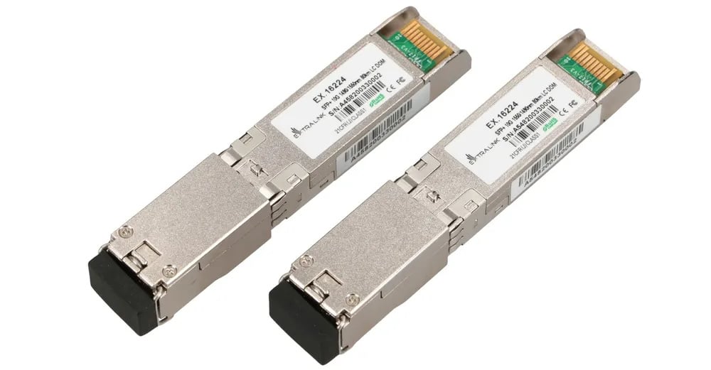 Extralink SFP+ 10G | Moduł SFP WDM | 10Gbps, 1490/1550nm, single mode, 80km, LC, para