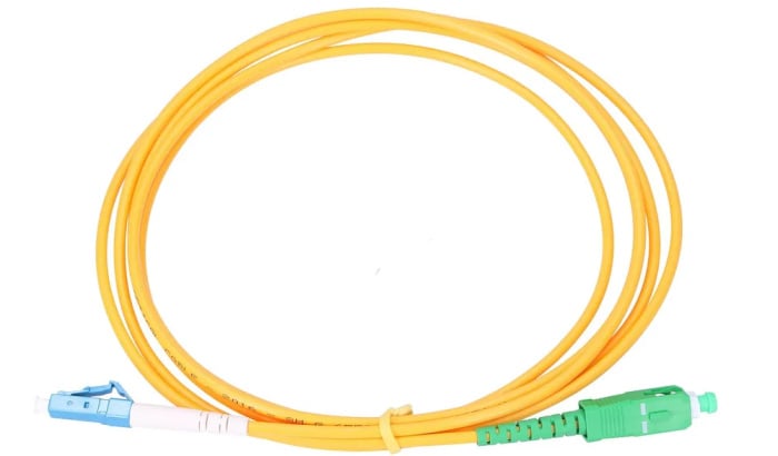 Extralink LC/UPC-SC/APC | Patchcord | Jednomodowy, Simplex, G657A1, 3mm, 1m