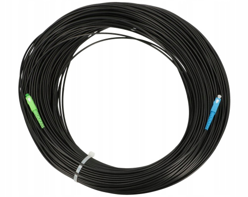 Extralink SC/APC-SC/UPC | Patchcord | Okrągły, wiszący, jednomodowy, Simplex, G.657A2, 30m