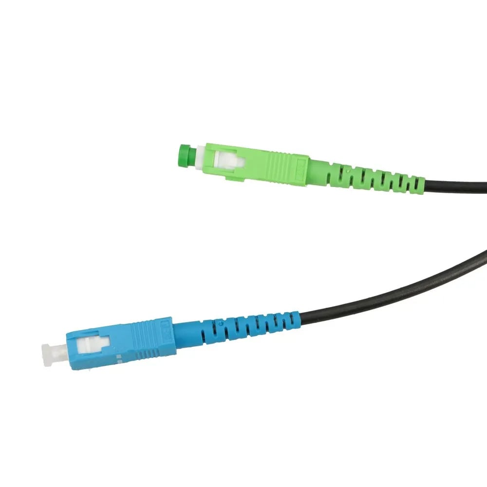 Extralink SC/APC-SC/UPC | Patchcord | Okrągły, wiszący, jednomodowy, Simplex, G.657A2, 60m