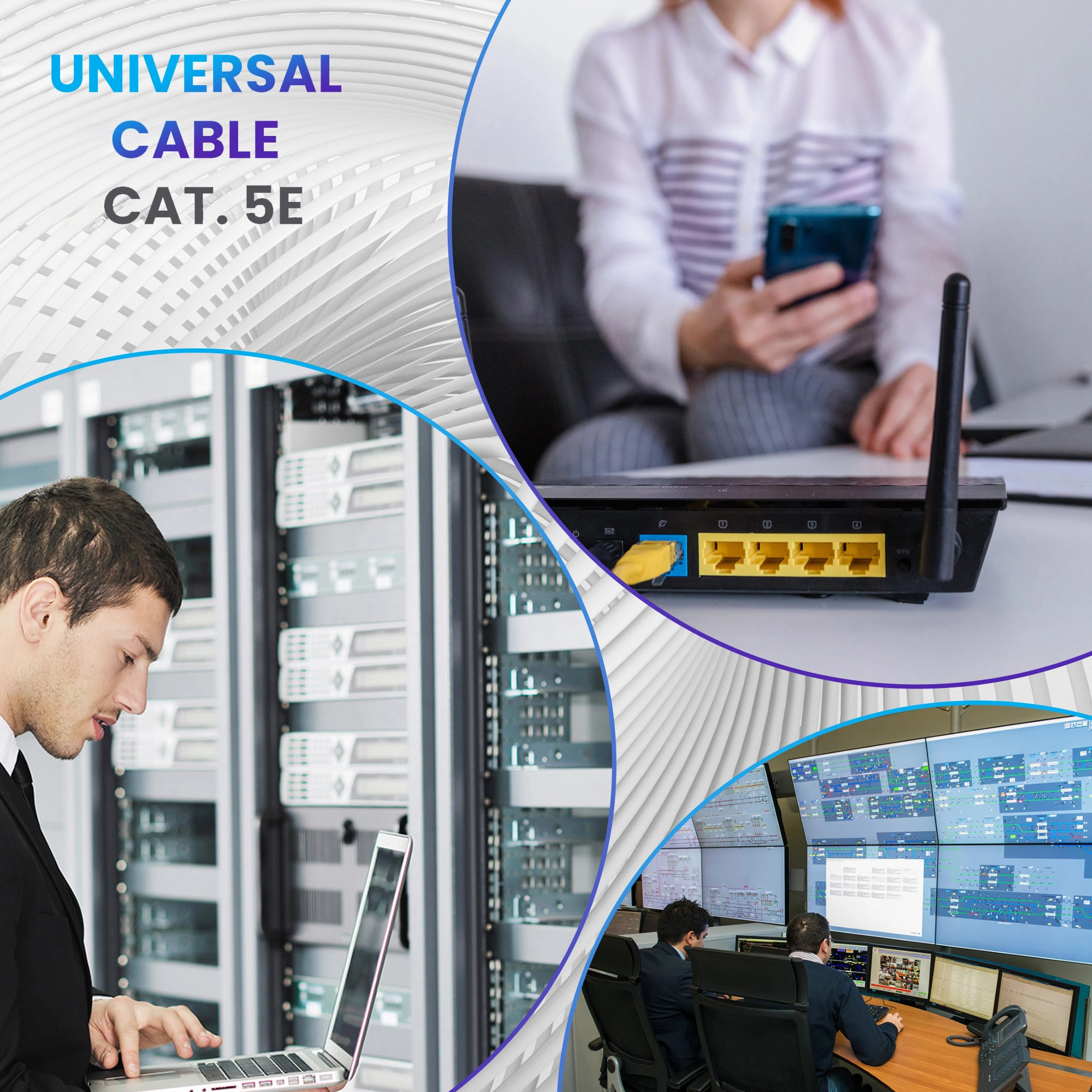 Extralink CAT5E UTP (U/UTP) V2 Wewnętrzny | Kabel sieciowy skrętka | 100M