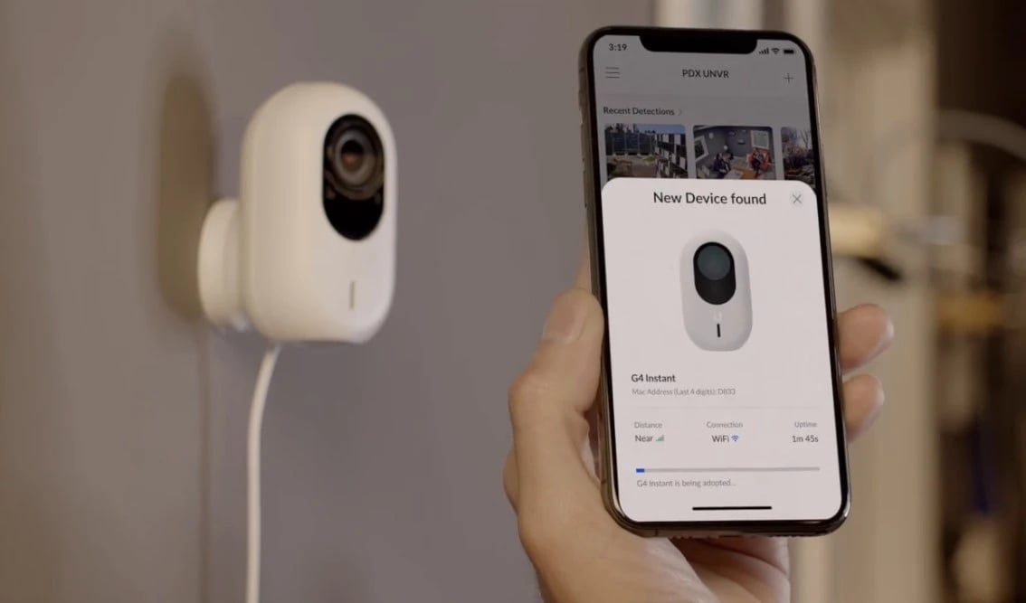 Ubiquiti UVC-G4-INS-EU | Kamera IP | Camera G4 Instant, 2K HD, 30 FPS, IPX5, WiFi, Bluetooth