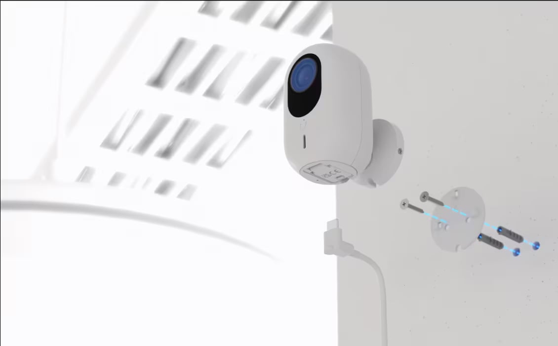 Ubiquiti UVC-G4-INS-EU | Kamera IP | Camera G4 Instant, 2K HD, 30 FPS, IPX5, WiFi, Bluetooth