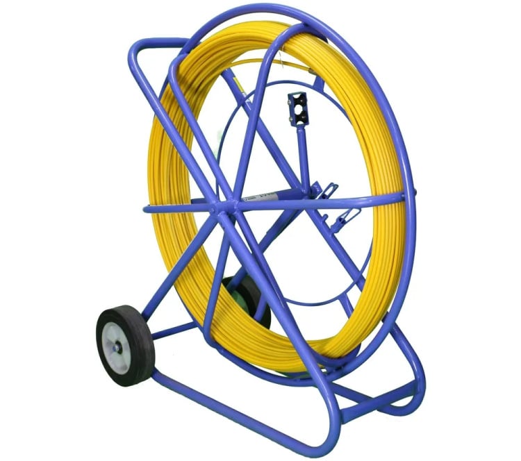 Extralink Pilot 10mm 200m | Pilot do przeciągania kabli | włókno szklane FRP, śr. 10mm, dł. 200m, żółty