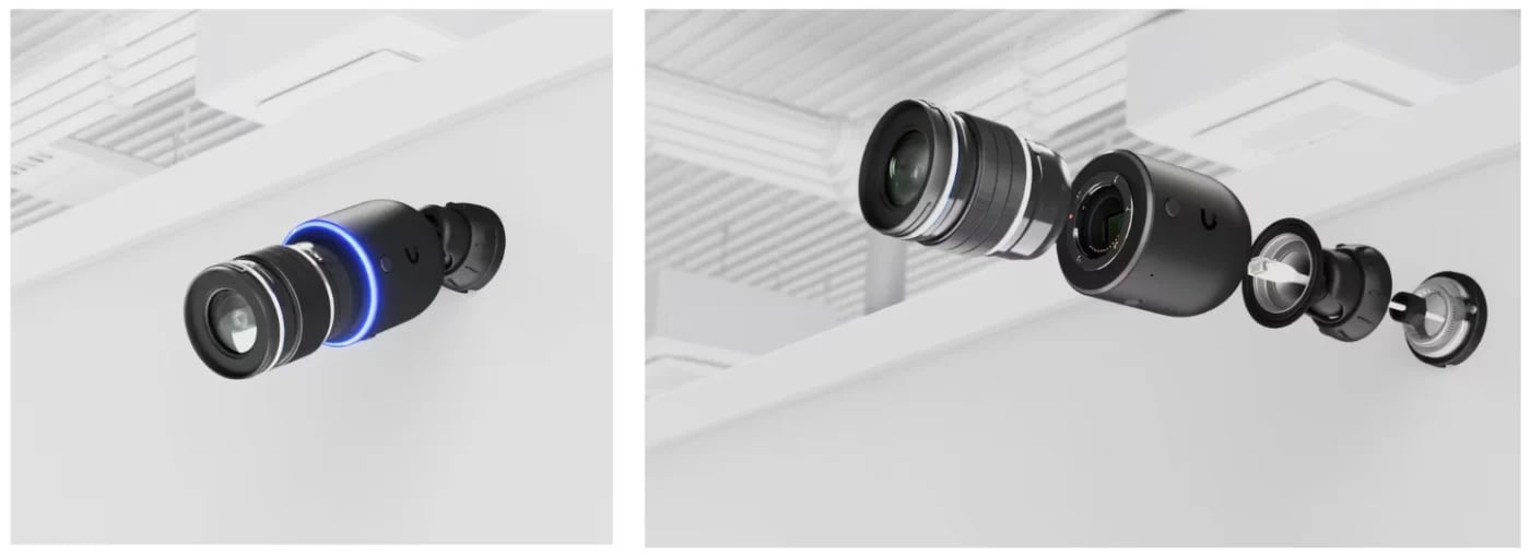 Ubiquiti UVC-AI-DSLR LD | Kamera IP | IPX5, 4K 30 fps, PoE+, teleobiektyw 45mm , 1x RJ45 1Gb/s, mikrofon, głośnik