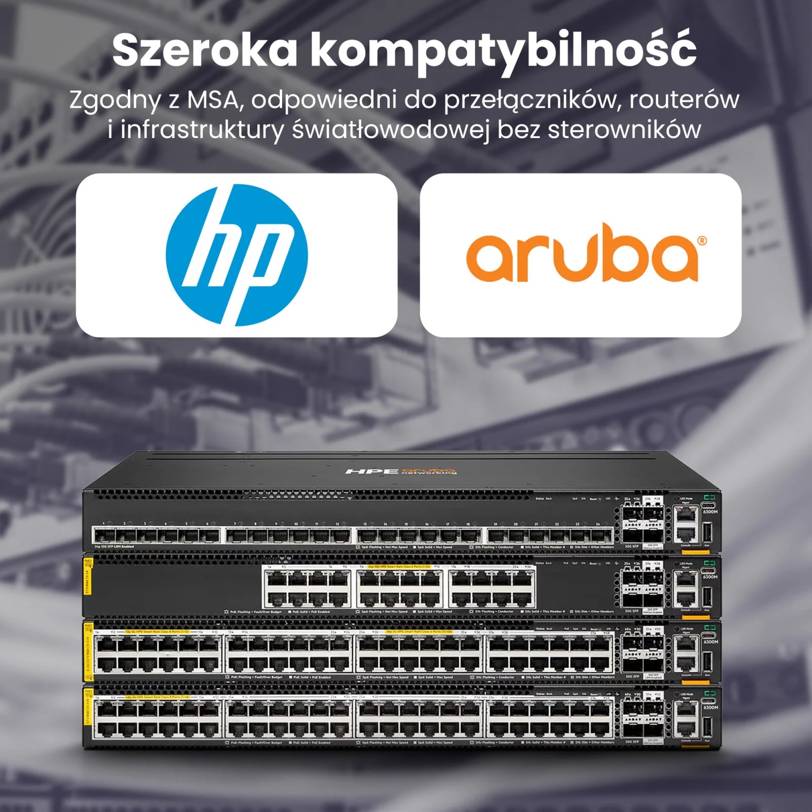 Extralink SFP+ 10G 2-pack | Moduł SFP+ | 10Gbps, LC/UPC, 1310nm, 10km, single mode, DOM, dedykowany dla HP/ARUBA