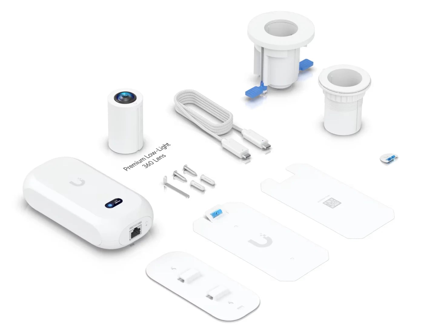 Ubiquiti UVC-AI-Theta-Pro | Kamera IP | niskoprofilowa, 4MP 2160 x 2160 24fps, RJ45 1000Mbps PoE