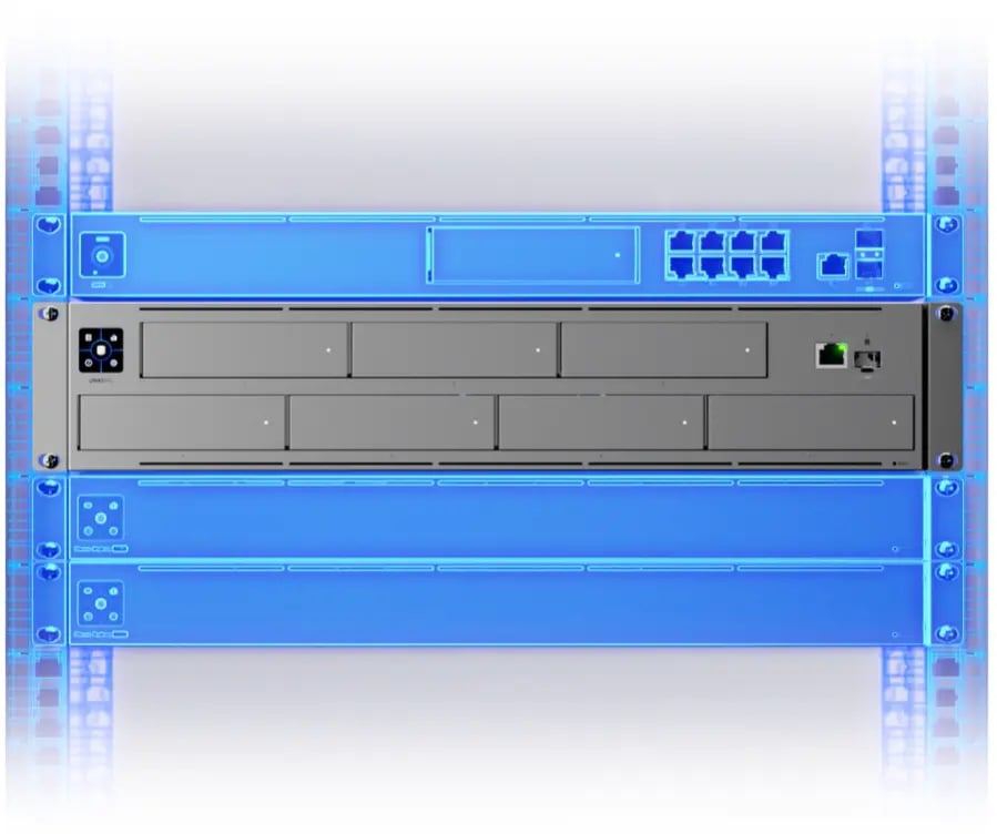 Ubiquiti UNAS-Pro | Serwer NAS | 2U, 7x HDD, 1x SFP+, 1x GbE RJ45