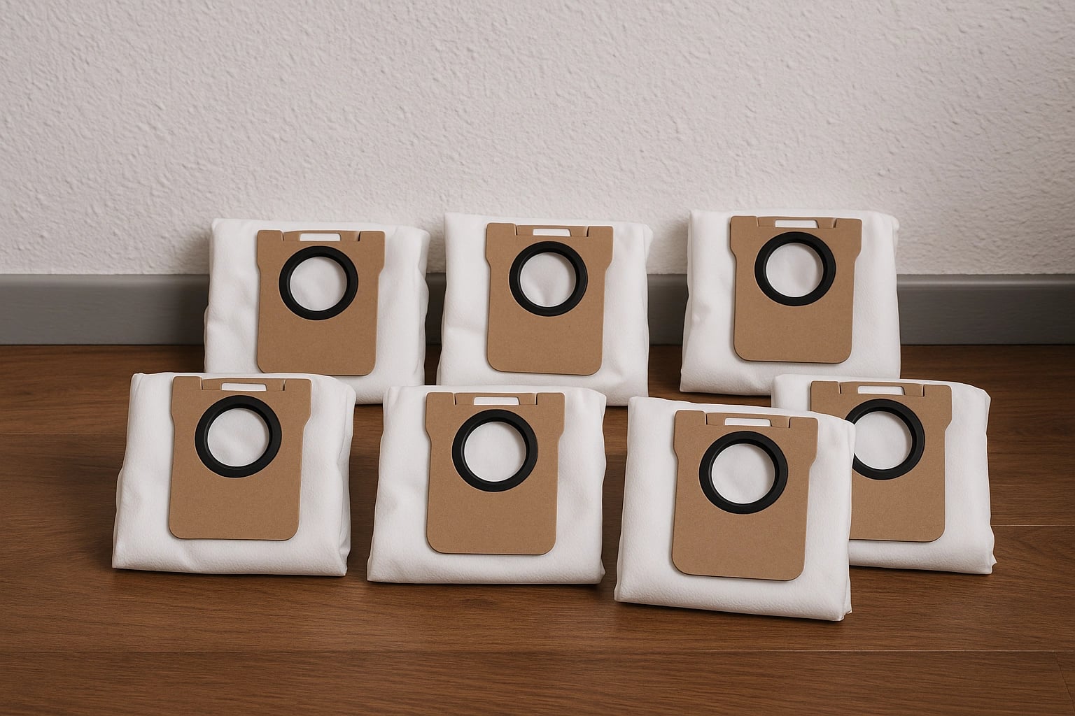 Worki do robotów sprzątających Xiaomi oraz Dreame | Zestaw worków | 6 sztuk, L10S Ultra, L10, L20, X10, X10+, X20+
