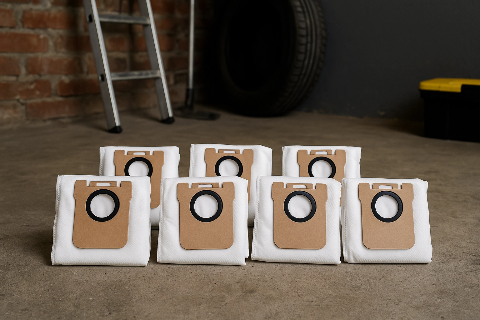 Worki do robotów sprzątających Xiaomi oraz Dreame | Zestaw worków | 6 sztuk, L10S Ultra, L10, L20, X10, X10+, X20+