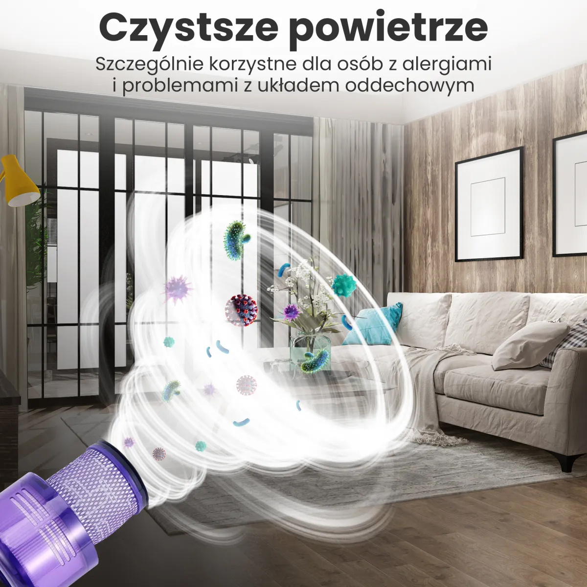 Zmywalne filtry do odkurzacza Dyson V11/SV14/SV15/SV17/SV46/47 Stick | Zestaw filtrów | 3 sztuki