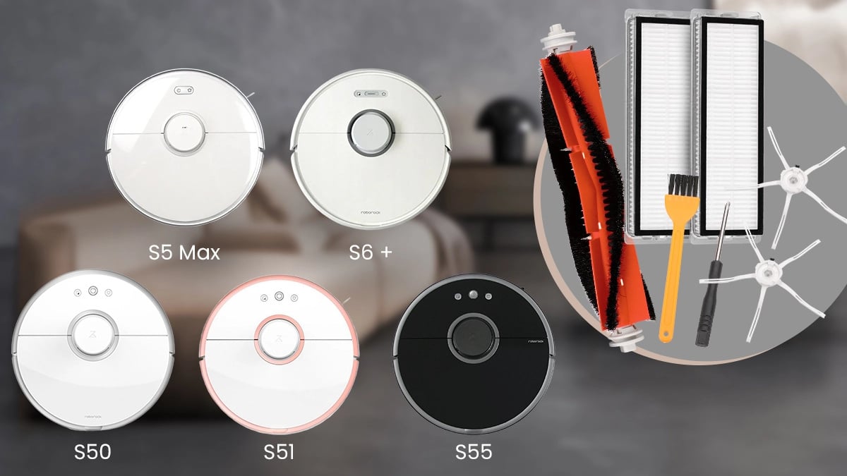 Roborock | Zestaw części zamiennych | dla odkurzacza Roborock S5 MAX S6 S50 S51 S55
