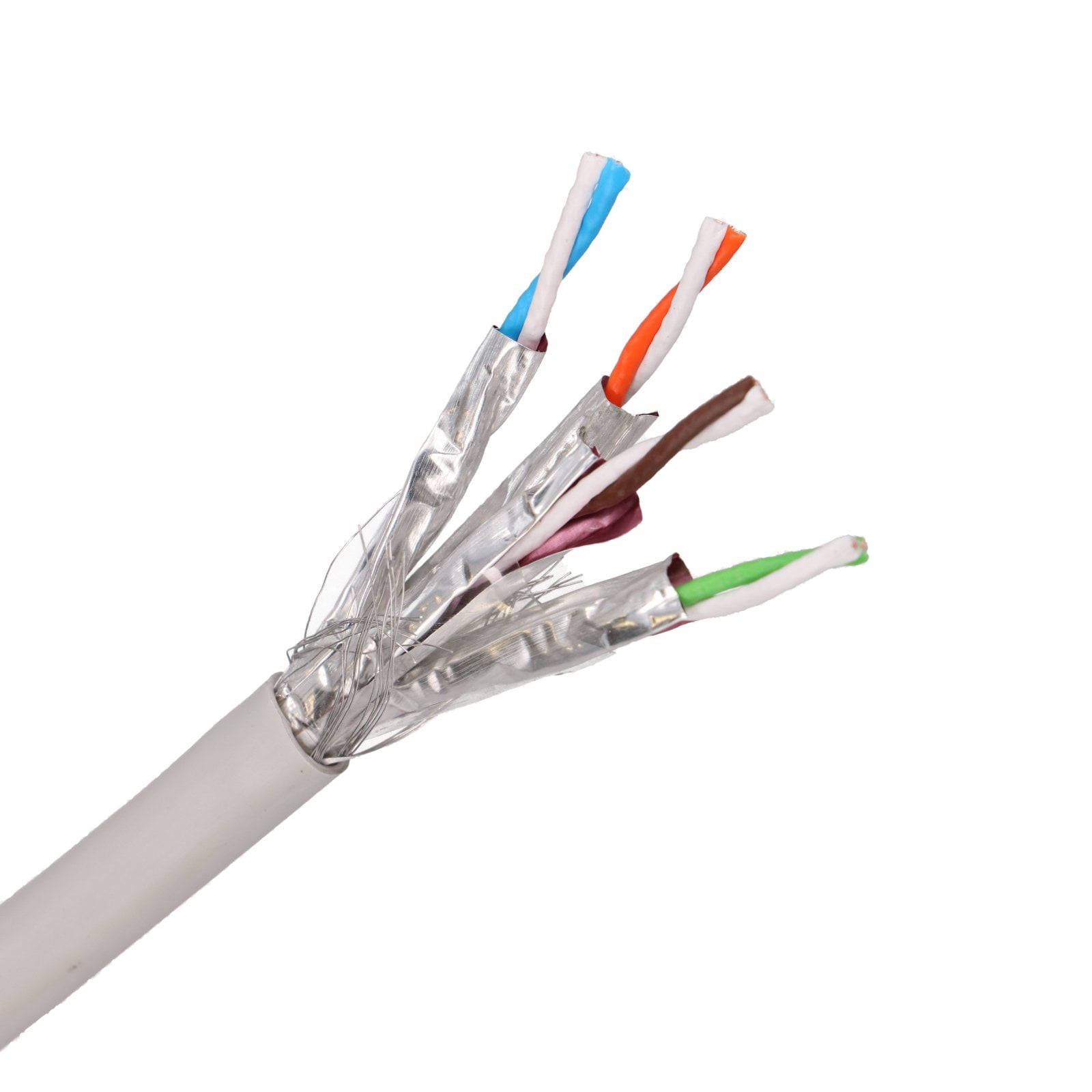 Extralink CAT7 SFTP (S/FTP) Wewnętrzny | Kabel sieciowy skrętka | 25m