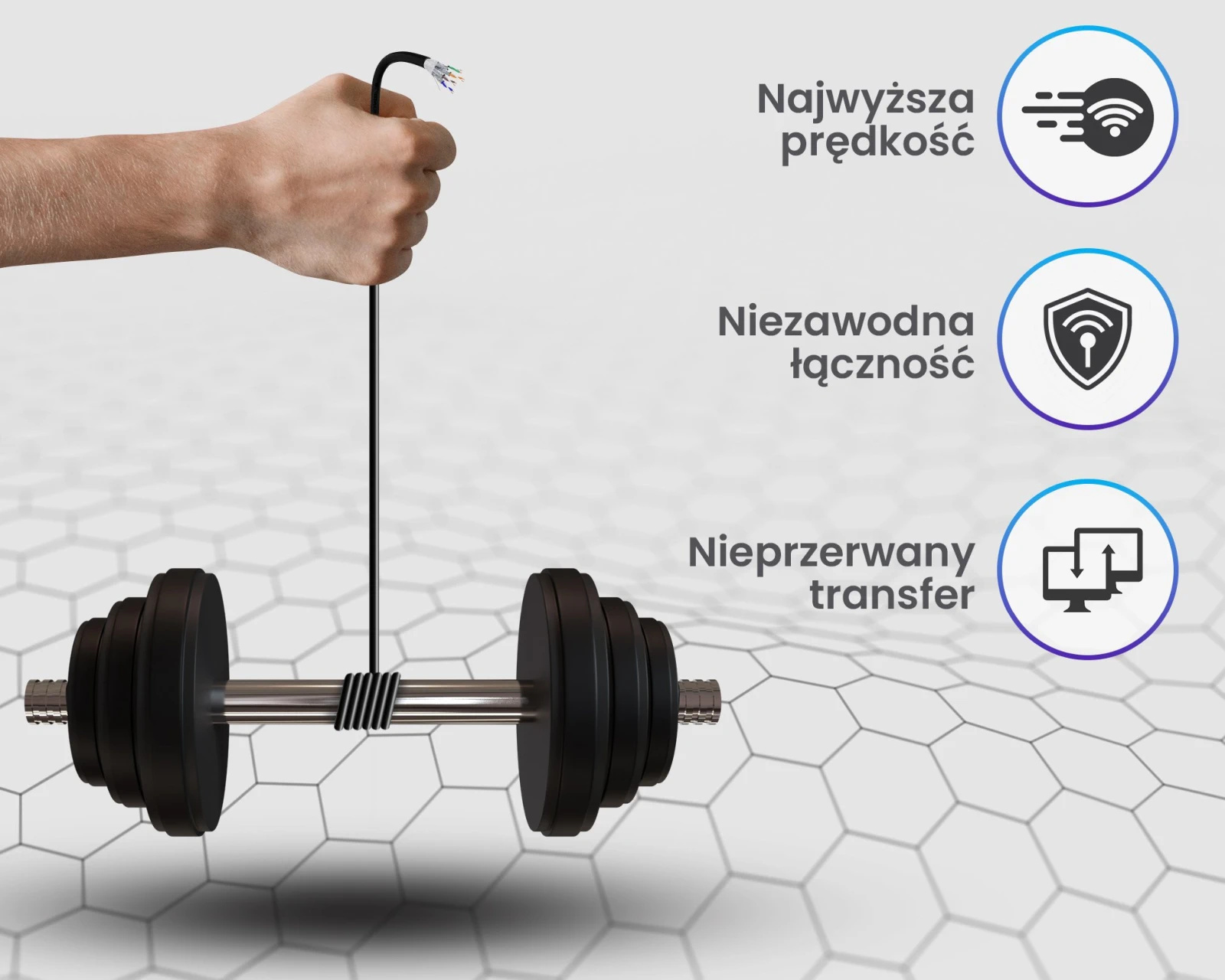 Extralink CAT6A FTP (F/UTP) Wewnętrzny | Kabel sieciowy skrętka | 305m, z żelem