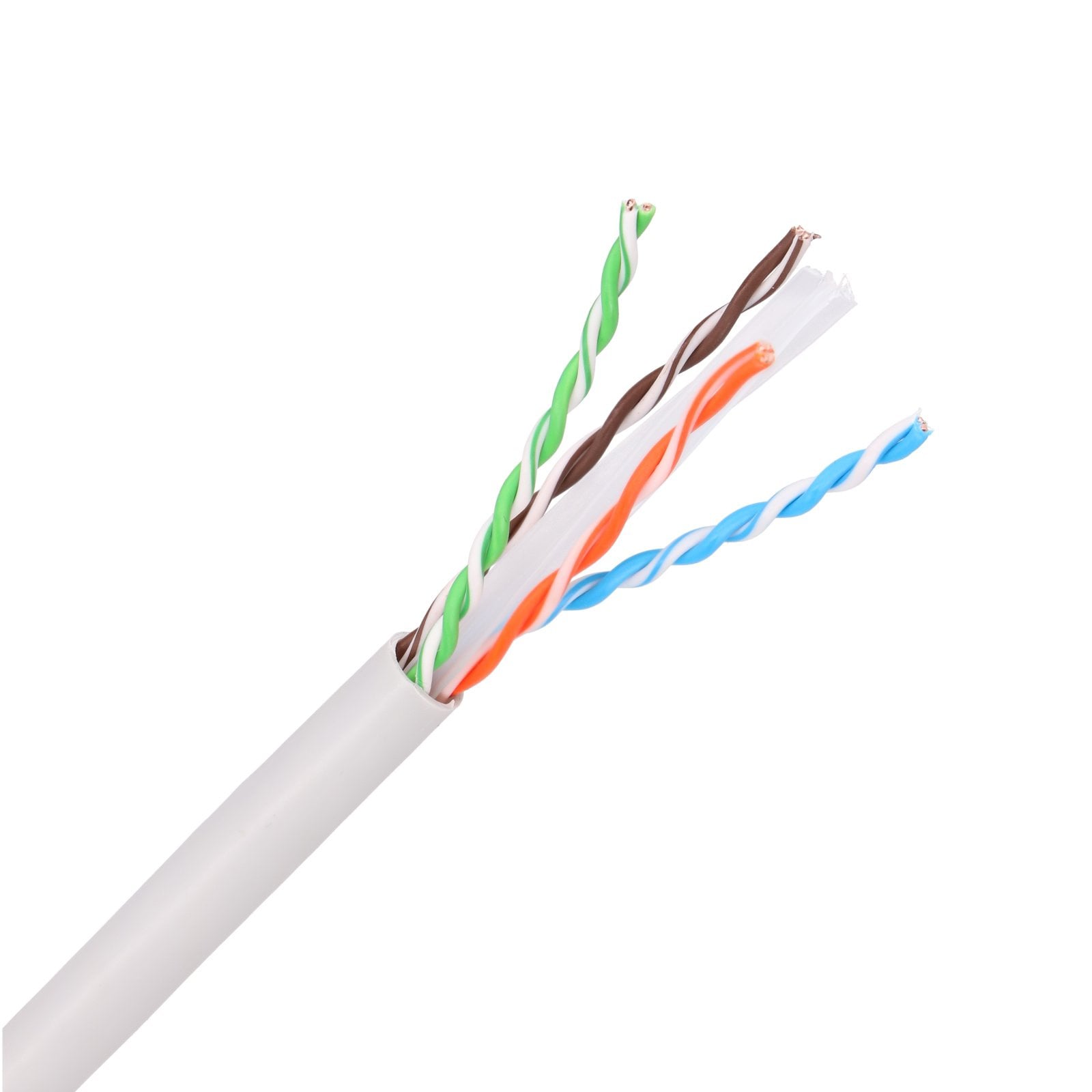 Extralink CAT6A UTP (U/UTP) Wewnętrzny | Kabel sieciowy skrętka | 100m
