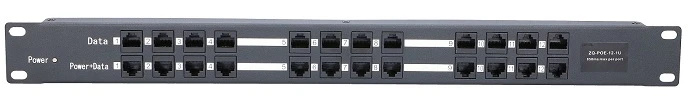 Extralink 12 Portowy | PoE Injector | 12x 100Mb/s RJ45, Obudowa Rack