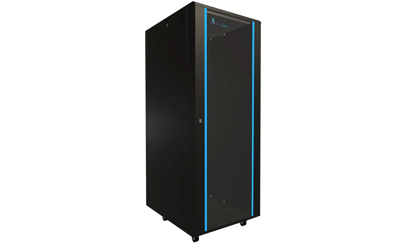 ExtraLink Stojąca 19'' 32U 600x800 mm jednosekcyjna (czarna)