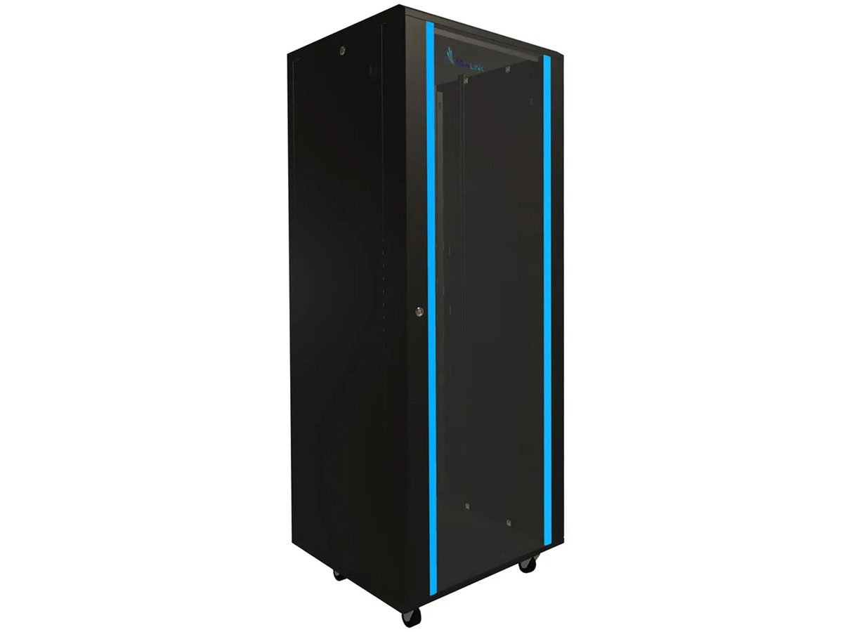 Szafa RACK ExtraLink Stojąca 19'' 37U 600x600 mm jednosekcyjna czarna