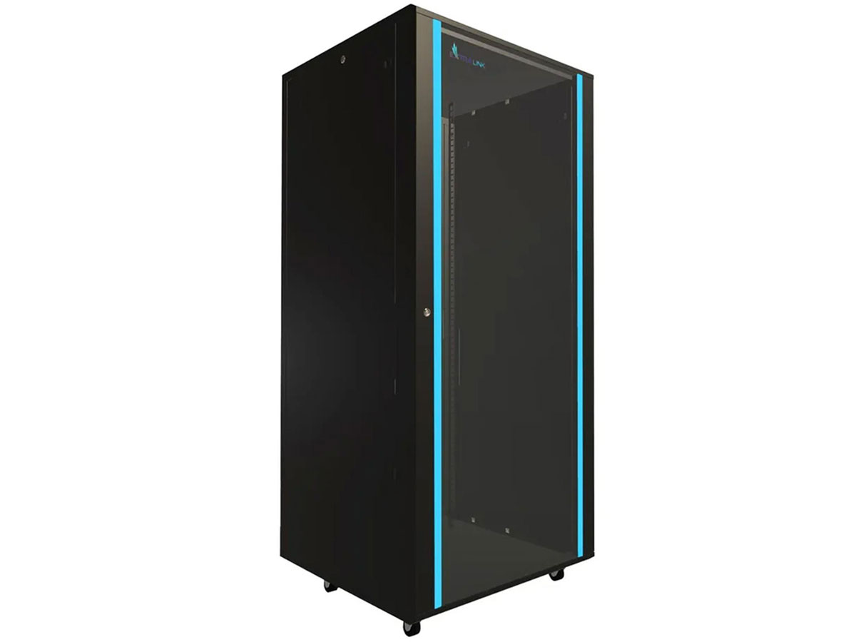 Szafa RACK ExtraLink Stojąca 19'' 37U 800x800 mm jednosekcyjna czarna