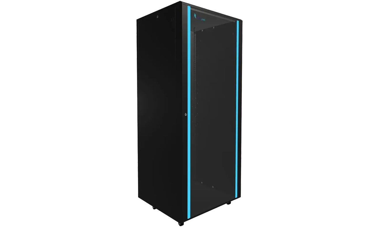 ExtraLink szafa RACK stojąca 19'' 42U 800x800 mm jednosekcyjna