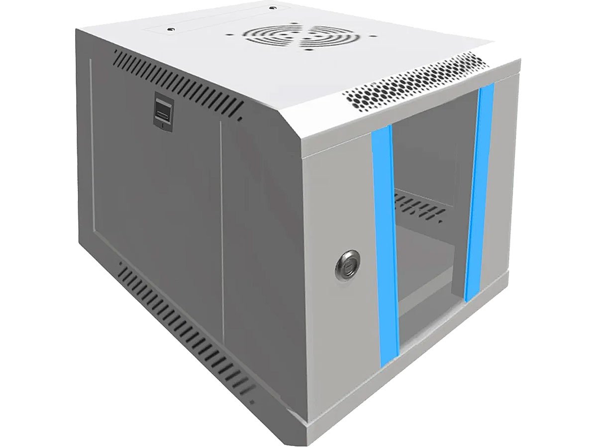 ExtraLink szafa RACK wisząca 10'' 6U 370x300 mm jednosekcyjna