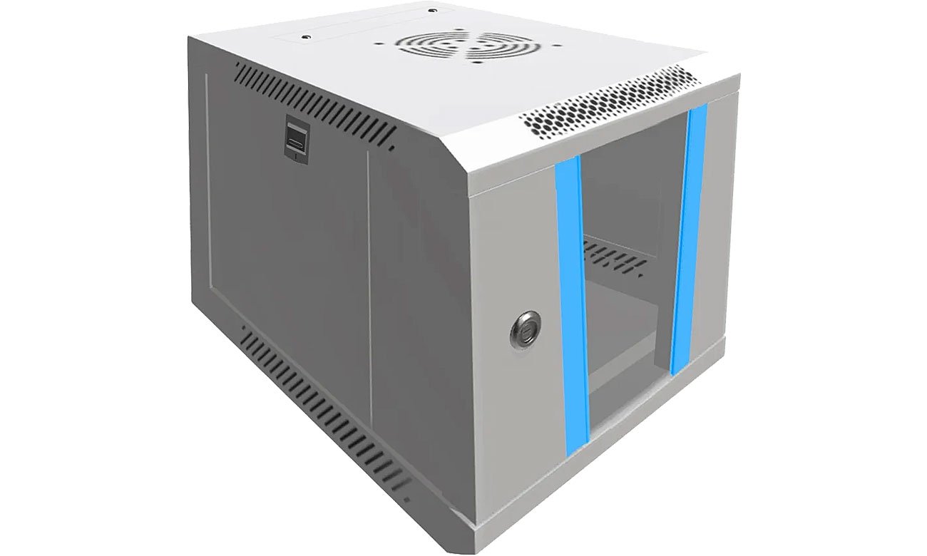 ExtraLink szafa RACK wisząca 10'' 6U 370x300 mm jednosekcyjna
