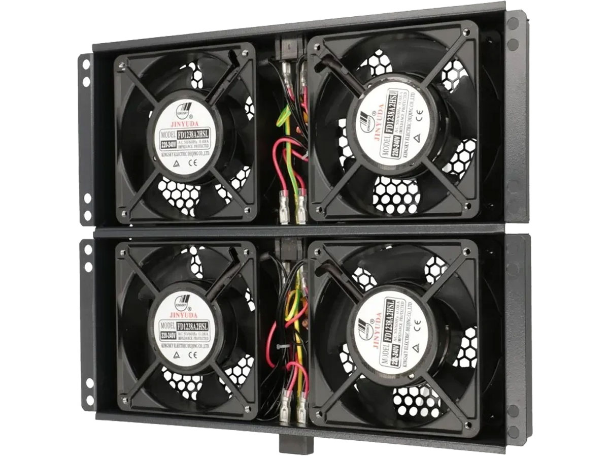 ExtraLink wentylator do szaf 19'' 230 V 350x320x50 mm (czarna)