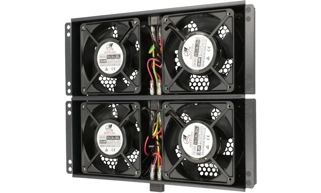 ExtraLink wentylator do szaf 19'' 230 V 350x320x50 mm (czarna)