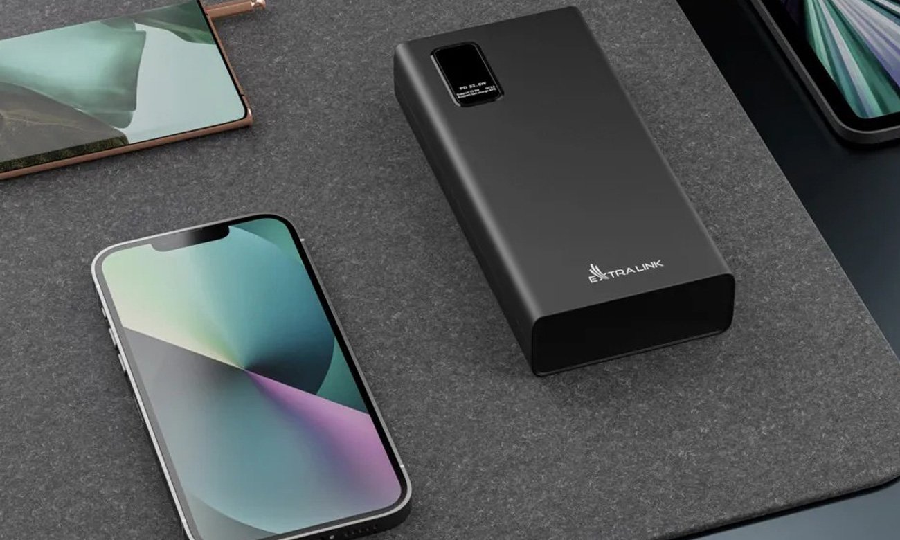 Power bank ExtraLink EPB-068 20000 mAh - Wysoka pojemność oraz szybkie ładowanie Fast Charging