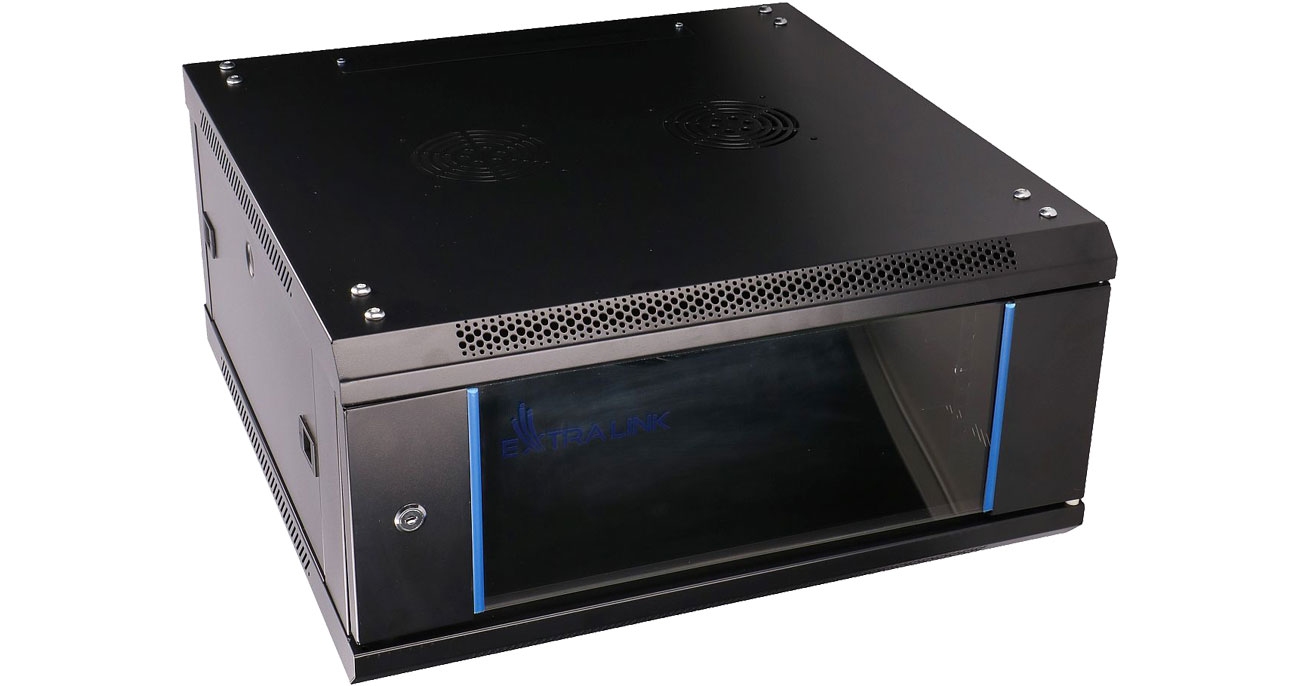 Szafa RACK ExtraLink Wisząca 19'' 4U 600x600mm czarna EX.2893