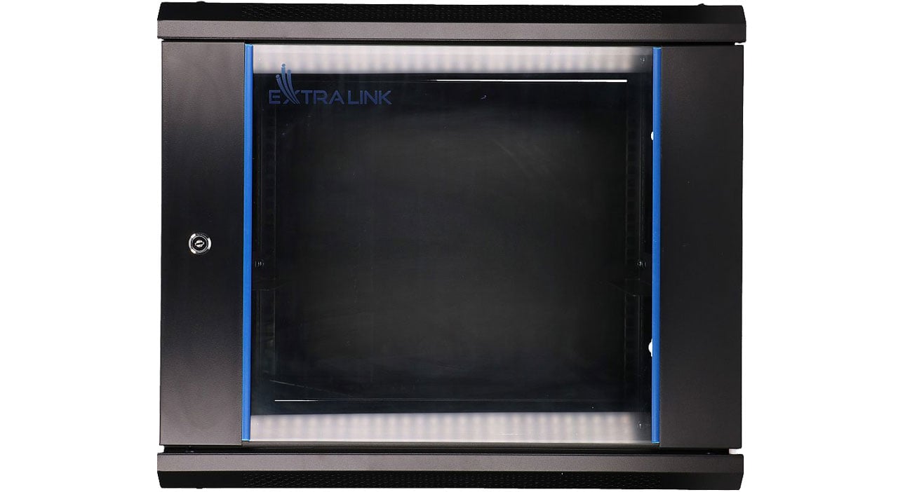 Szafa RACK Wisząca 19'' 9U 600x450mm (czarna) EX.7249