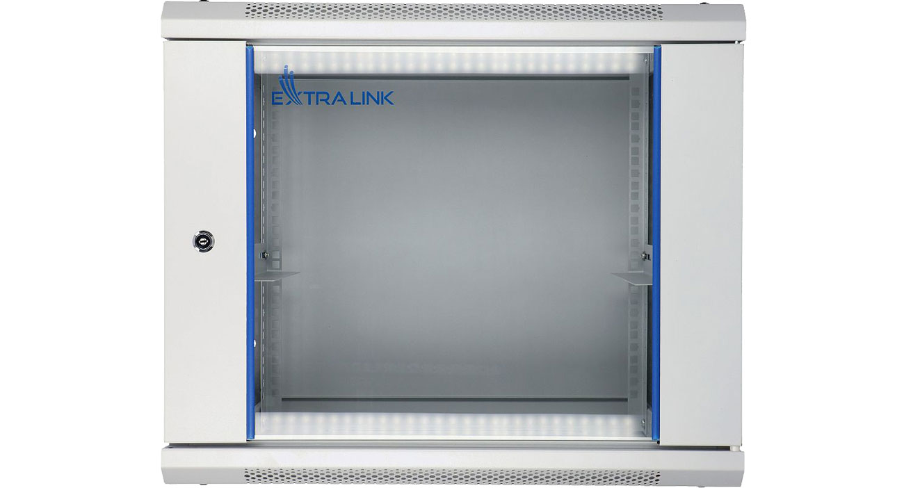 Szafa RACK Wisząca 19'' 9U 600x450mm (szara) EX.8574
