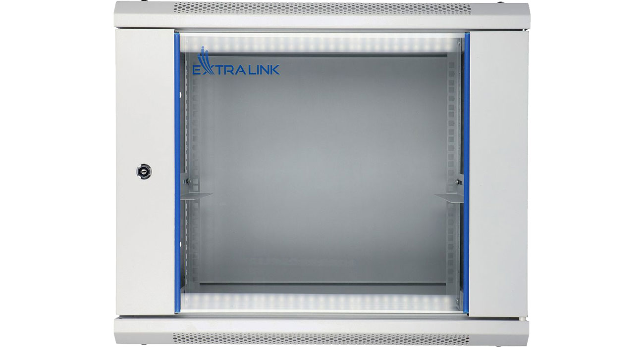 Szafa RACK Wisząca 19'' 9U 600x600mm (szara) EX.8581