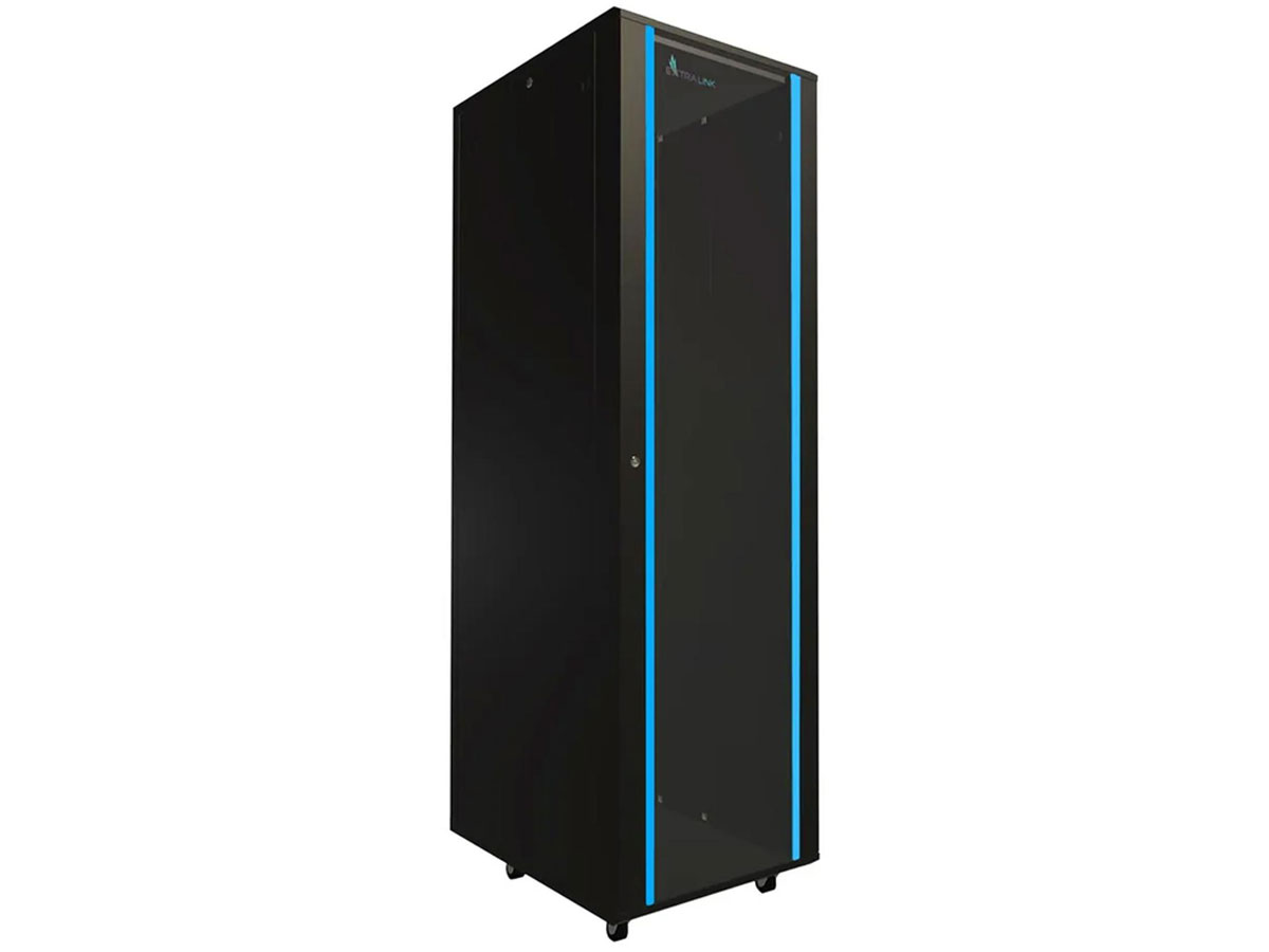 ExtraLink szafa RACK stojąca 19'' 42U 600x800 mm jednosekcyjna