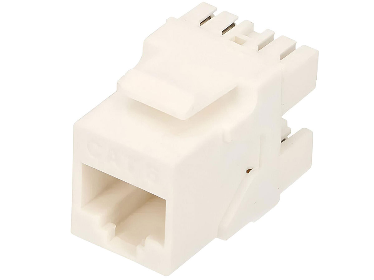 ExtraLink Moduł keystone port RJ45 UTP 6 (biała)